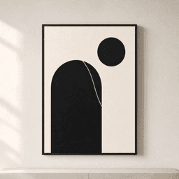 Framed Abstract Poster thumbnail 1