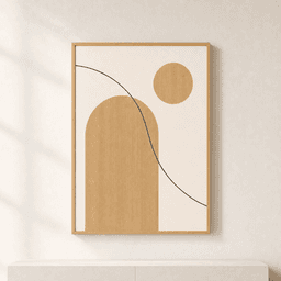 Framed Abstract Poster thumbnail 2