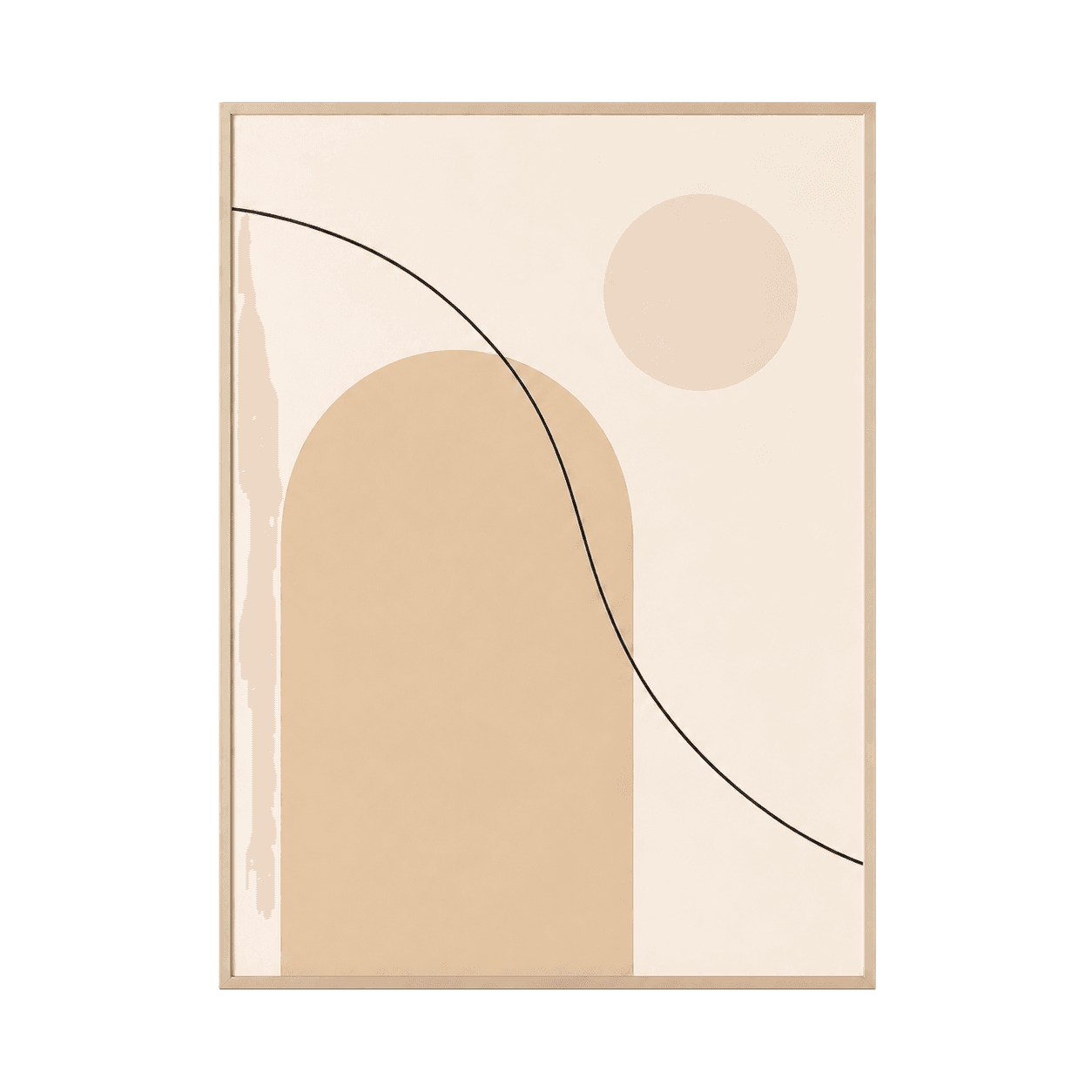 Framed Abstract Poster