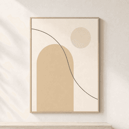 Framed Abstract Poster thumbnail 3
